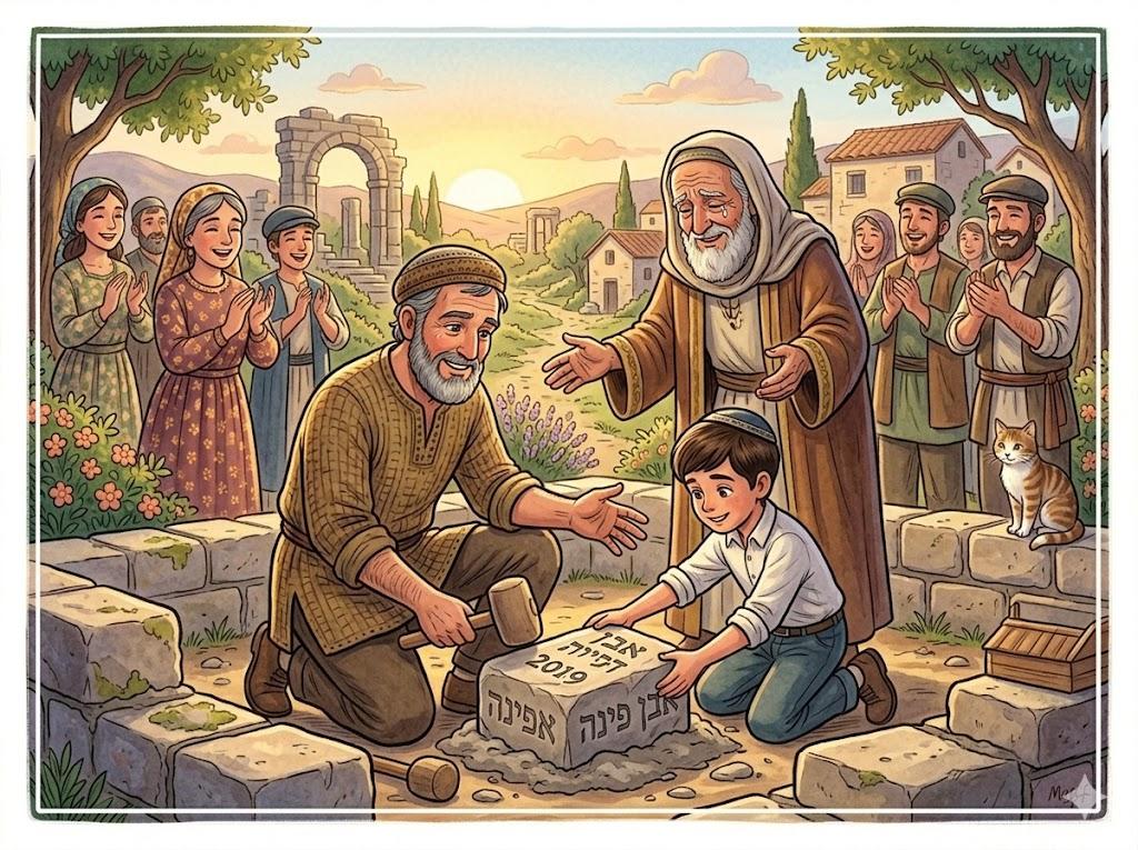 He laid the cornerstone.