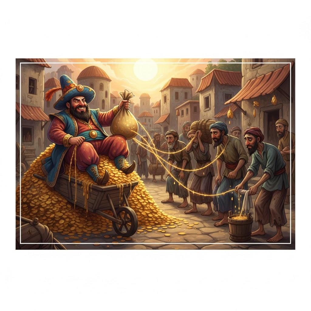 אֵין לְךָ אַכְזָרִיּוּת מִן הָרוֹצֶה לְהַעֲשִׁיר מִזֵּעַת אַף הֶעָנִי