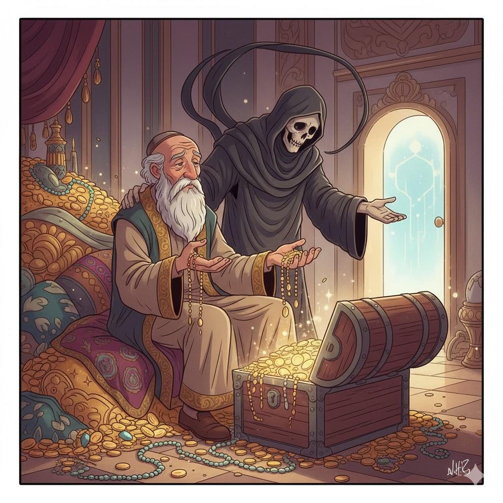 אֵין אָדָם יוֹצֵא מִן הָעוֹלָם וַחֲצִי תַּאֲוָתוֹ בְּיָדוֹ