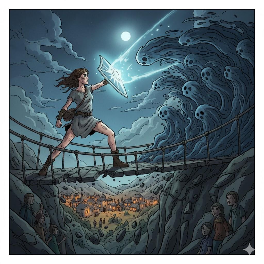 at the risk of one's life