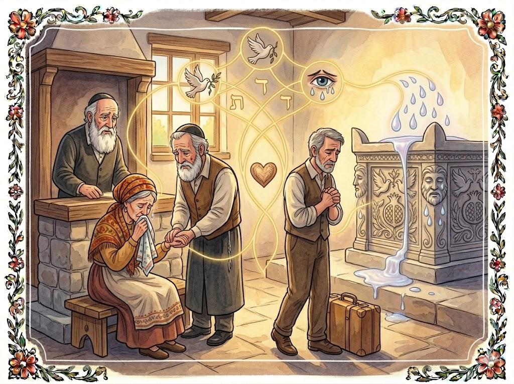 הַמְּגָרֵשׁ אֶת אִשְׁתּוֹ הָרִאשׁוֹנָה אֲפִלּוּ מִזְבֵּחַ מוֹרִיד עָלָיו דְּמָעוֹת
