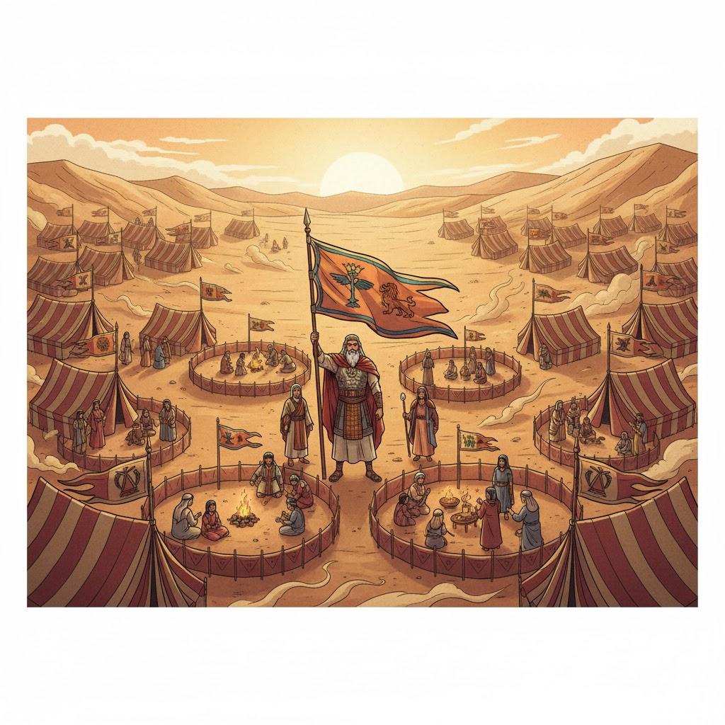 אִישׁ עַל מַחֲנֵהוּ וְאִישׁ עַל דִּגְלוֹ, אִישׁ עַל דִּגְלוֹ