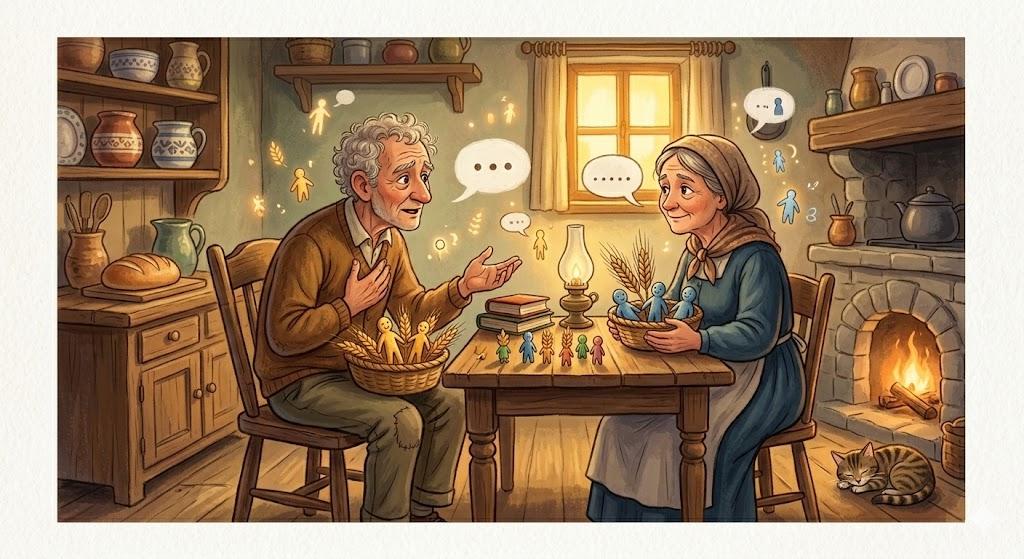 דִּבֵּר אֵלָיו בְּחִטִּים וְעָנָה לוֹ בִּשְׂעוֹרִים