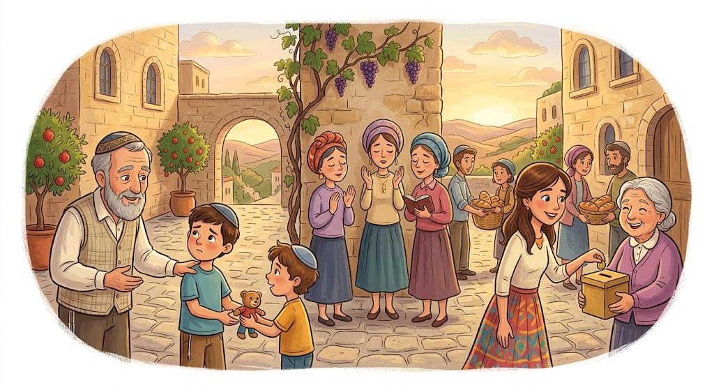 וּתְשׁוּבָה וּתְפִלָּה וְצָדְקָה מַעֲבִירִין אֶת רֹעַ הַגְּזִירָה