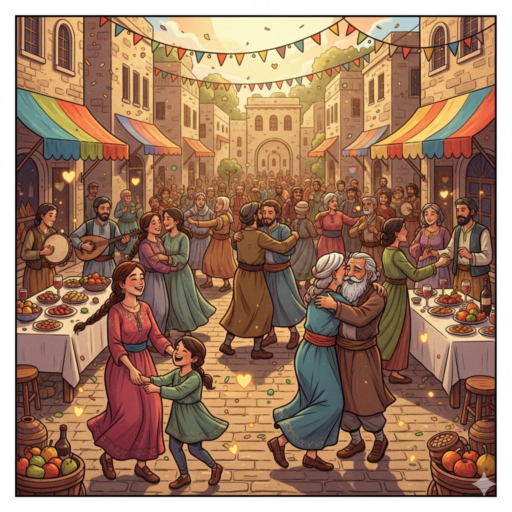 אַהֲבָה וְאַחֲוָה, אַהֲבָה וְאַחֲוָה שָׁלוֹם וְרֵעוּת