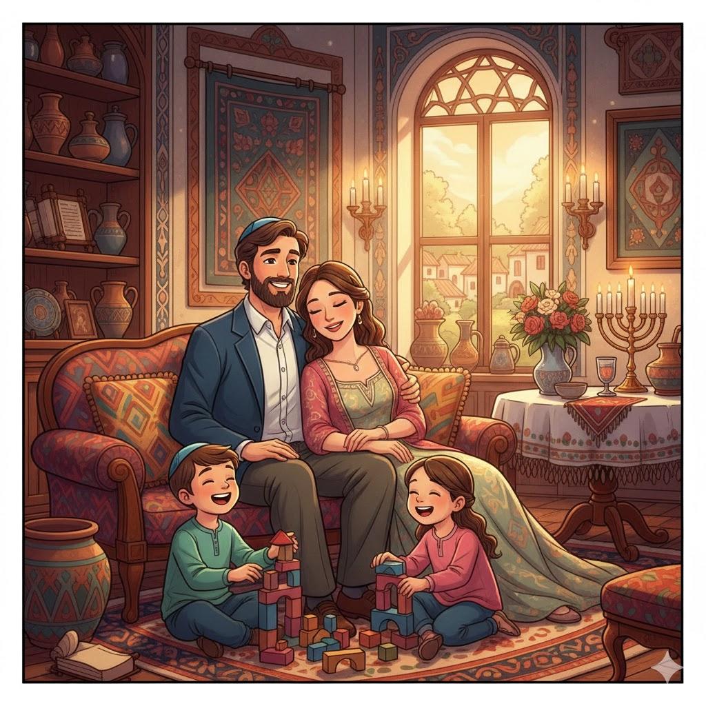 אִשָּׁה נָאָה דִּירָה נָאָה וְכֵלִים נָאִים מַרְחִיבִין דַּעְתּוֹ שֶׁל אָדָם