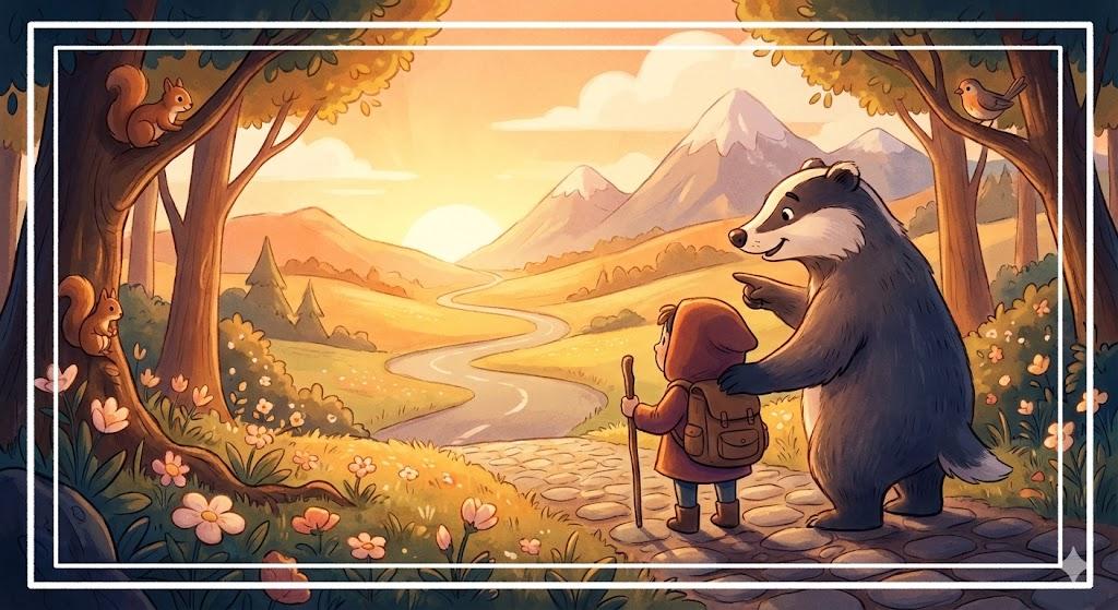 At the beginning of his way