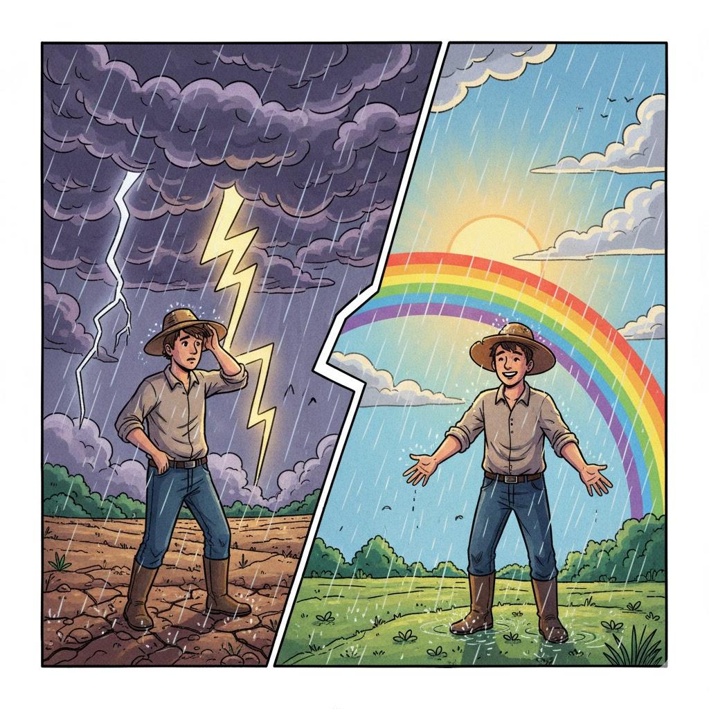 No thunder without rain