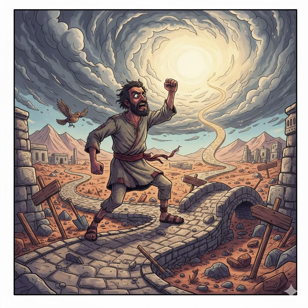 A person’s folly will distort his path, and against God his heart will be vexed