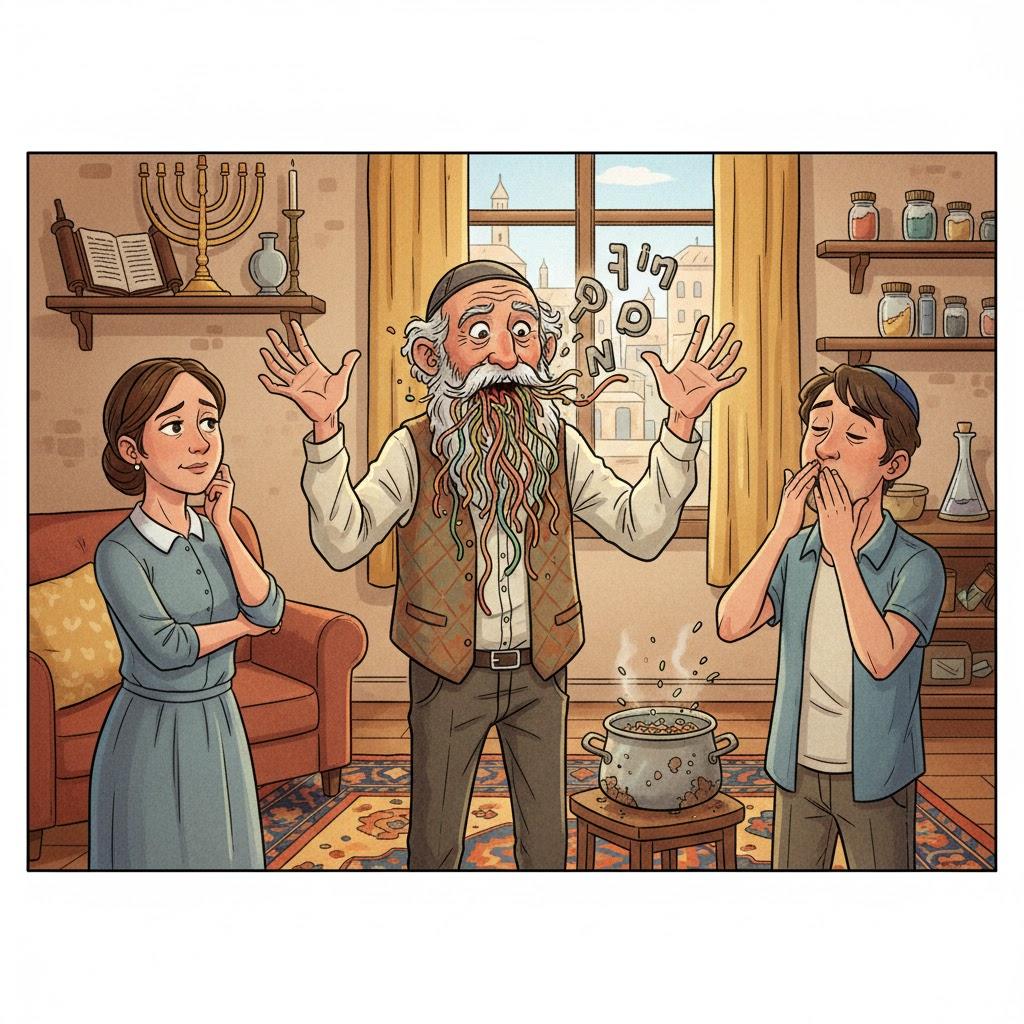 אֵין טַעַם לִדְבָרָיו