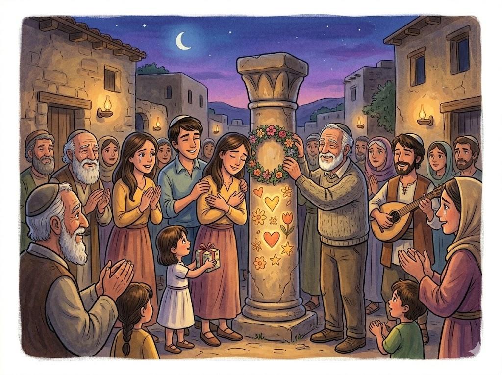 הָעֳמַד אֶל עַמּוּד הַקָּלוֹן
