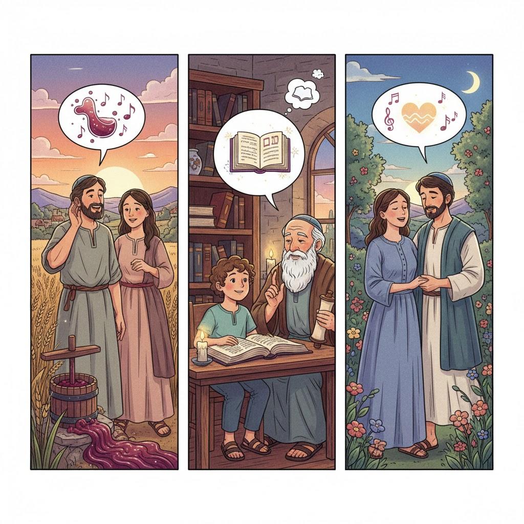 שְׁלֹשָׁה קוֹלוֹת עֲרֵבִים לָאָדָם- קוֹל תּוֹרָה וְקוֹל גְּשָׁמִים וְקוֹל כְּסָפִים