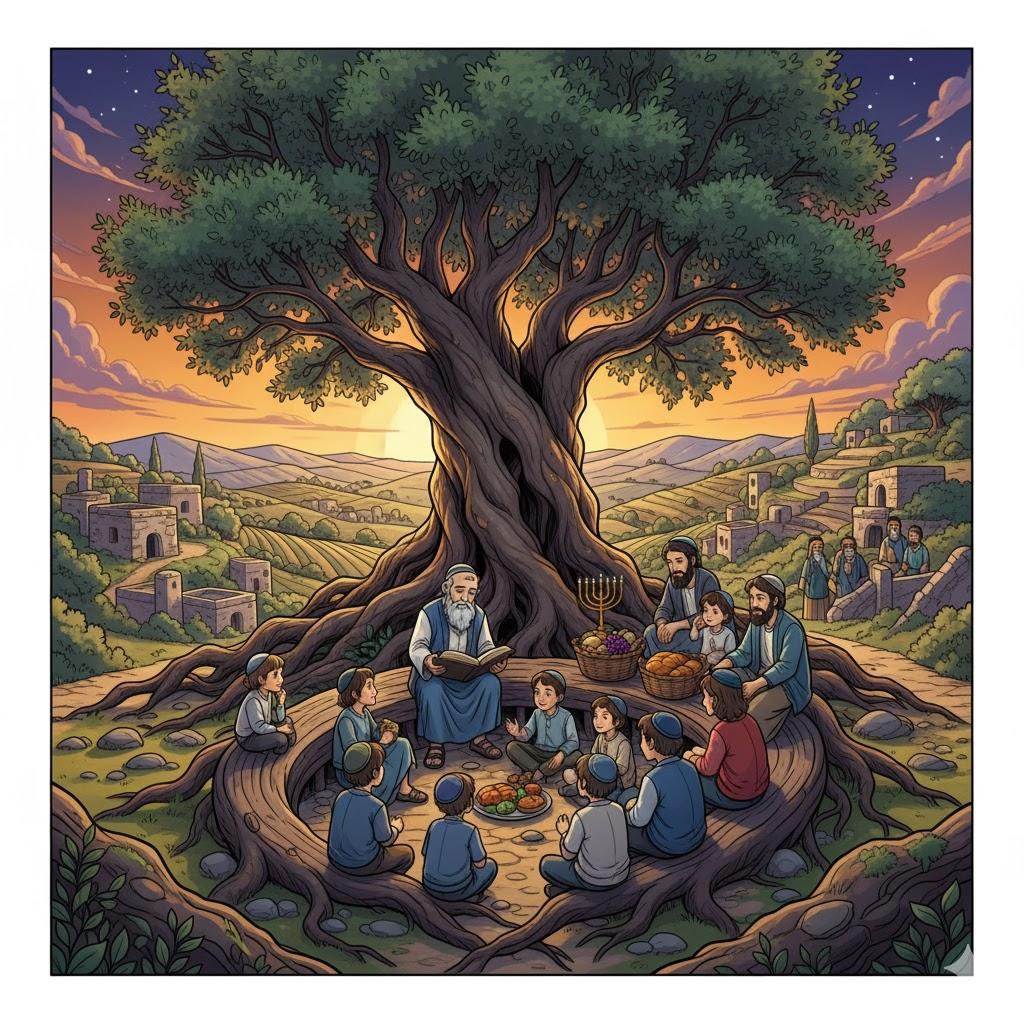 A tree whose roots are many