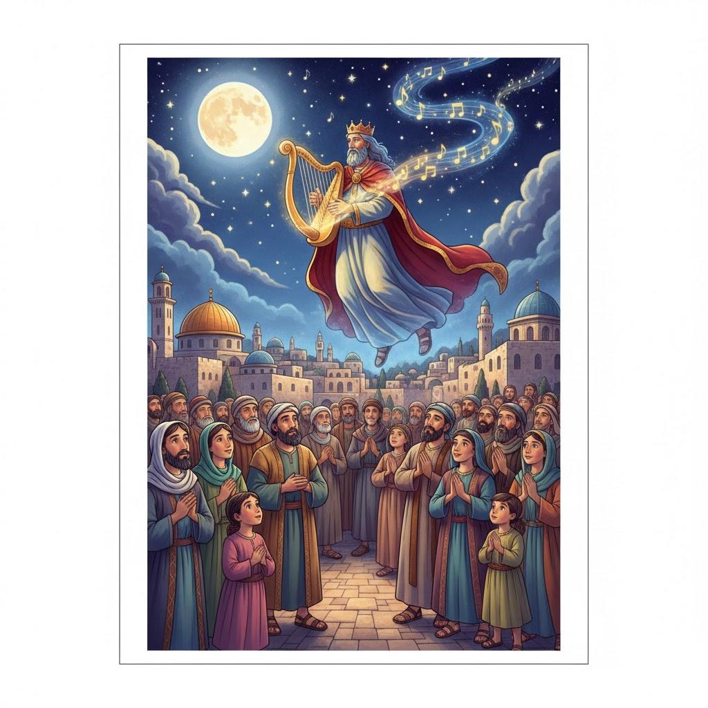 David, King of Israel, lives and endures