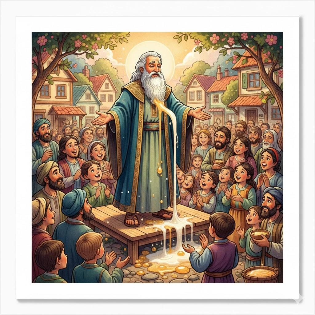 דְּבַשׁ וְחָלָב תַּחַת לְשׁוֹנוֹ, דְּבַשׁ וְחָלָב תַּחַת לְשׁוֹנוֹ וְשֶׁבַע תּוֹעֵבוֹת בְּלִבּוֹ