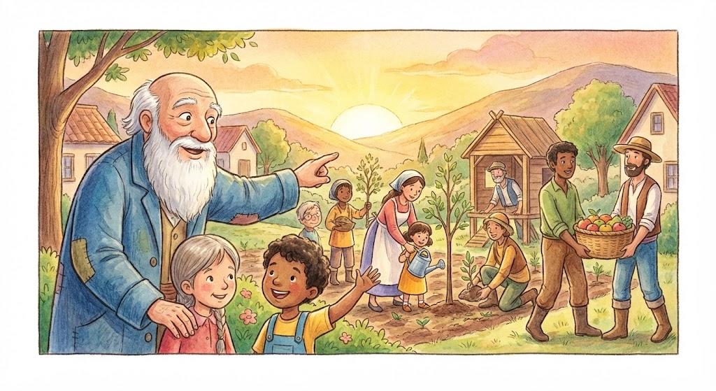 Who prompts a good deed transcends the doer of it/ Who makes others do good is greater than who does good himself.