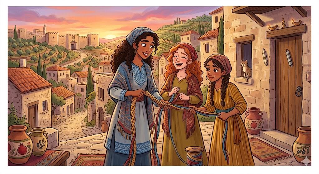 The triple thread (חוּט הַמְּשֻׁולָּשׁ)