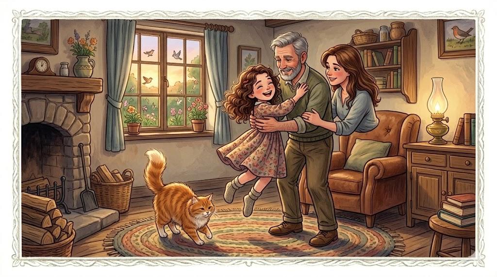 The cat always falls on its feet