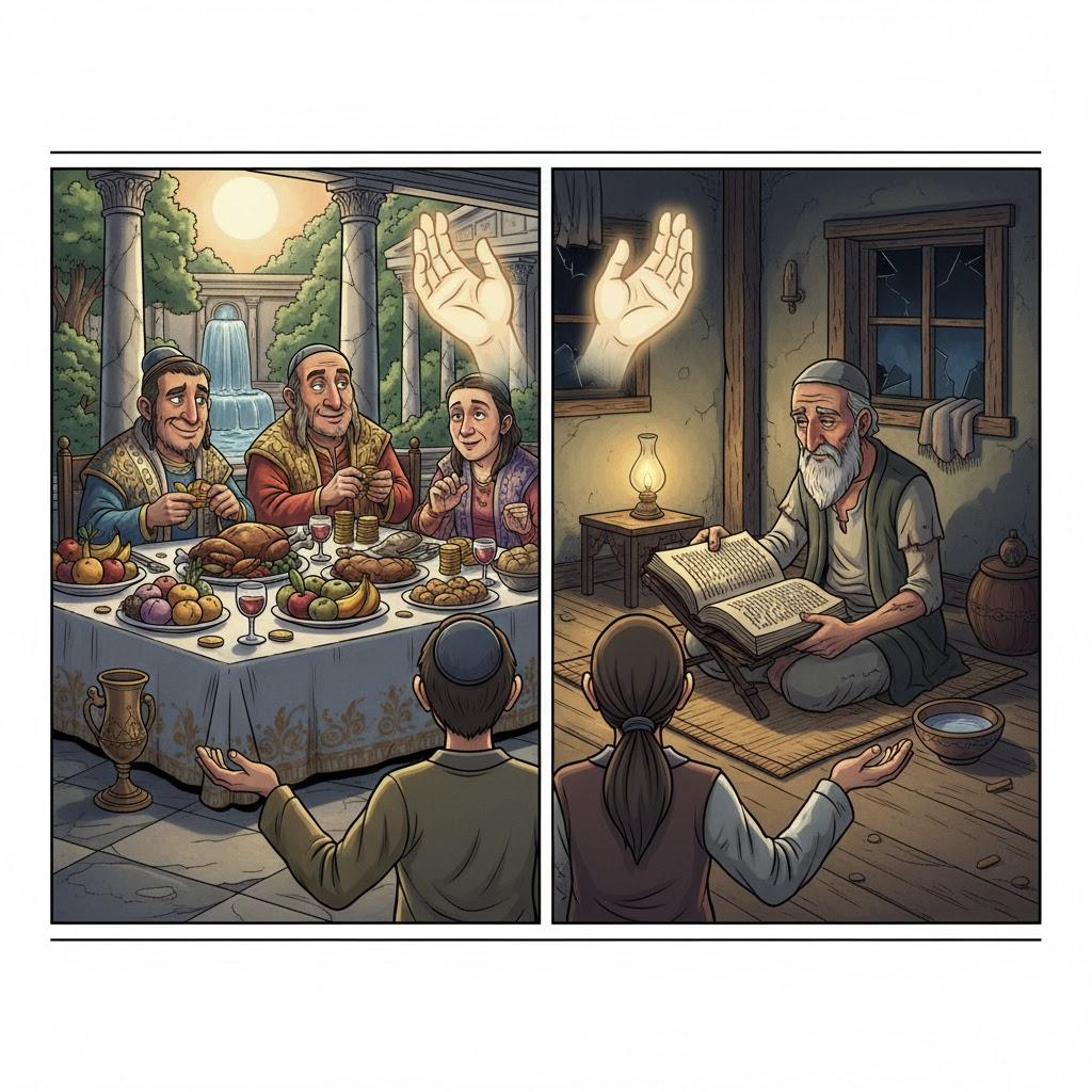 אֵין בְּיָדֵינוּ לֹא מִשַּׁלְוַת הָרְשָׁעִים וְאַף לֹא מִיִּסּוּרֵי הַצַּדִּיקִים