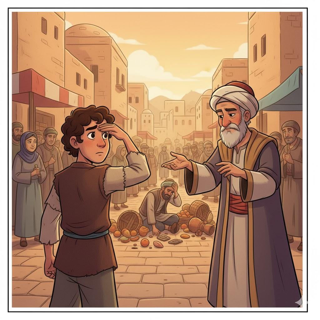 Do not strive to see a person in his time of misfortune