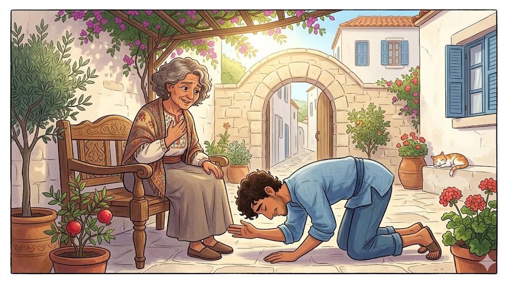 הִשְׁתַּחֲוָוה אַפַּיִים אַרְצָה