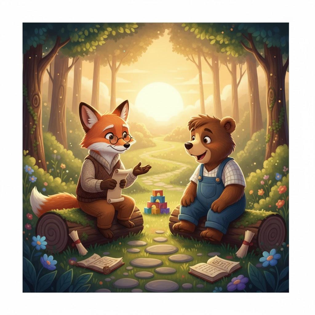 To roll words with him / to enter into conversation with him