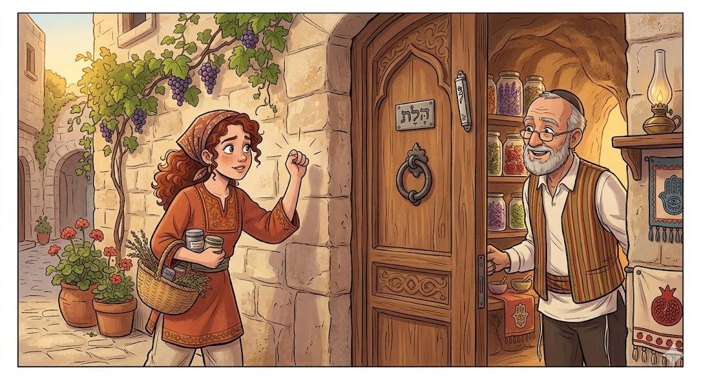 הִתְדַּפֵּק עַל הַדֶּלֶת